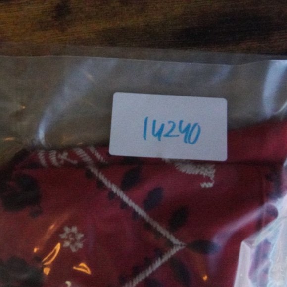 Free People Red and Black Boho Top - Picture 10 of 10